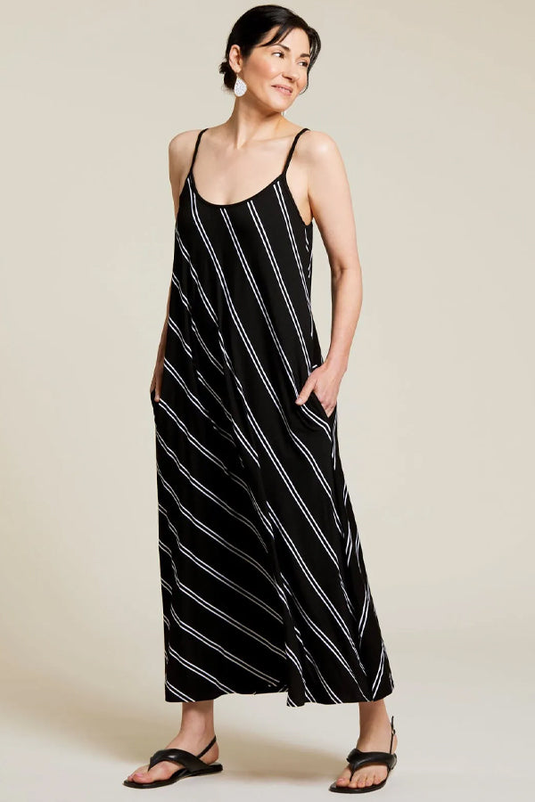 Tribal Striped Maxi Dress