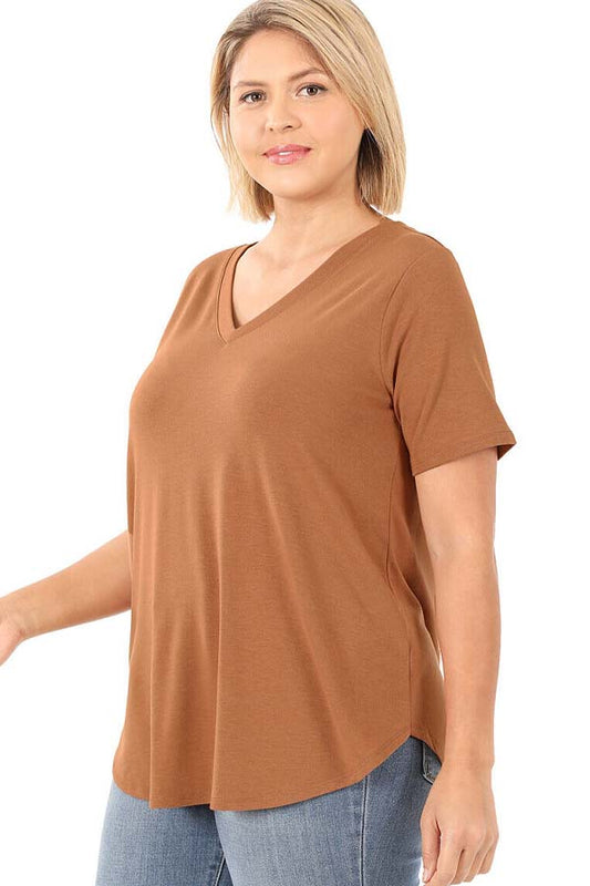 BK Basics PLUS Tencel V-Neck Tee