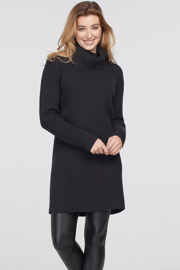 Tribal Ribbed Knit Cowl Neck Sweater Dress – BK's Brand Name Clothing